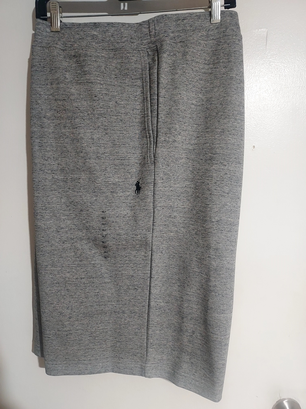 Ralph Lauren Heather Gray Knit Pencil Skirt